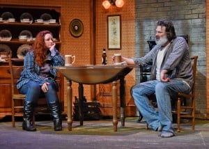 Actors Jeremy Schwartz and Jessica Cavanagh in WaterTower Theater's "Outside Mullingar." Photo: WaterTower Theater