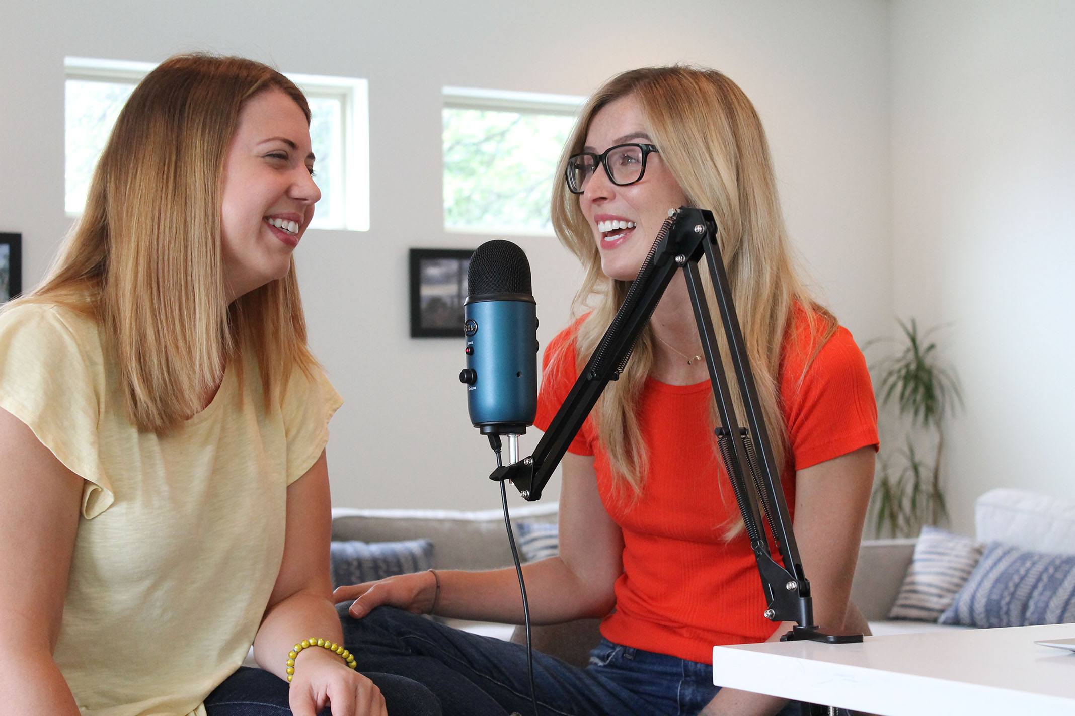 Dallas-area therapists Kristen Diou (left) and Anna Zapata (right) discuss how mental health is represented in the movie “Perks of Being a Wallflower” for their podcast, “Pop Culture Therapists.”