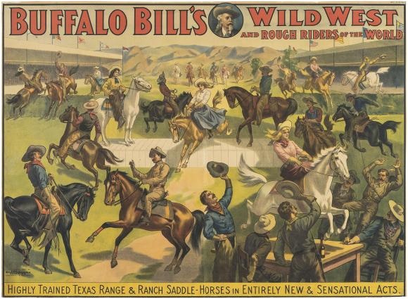 Strobridge Lithograph Co. Buffalo Bill’s Wild West, 1907 Chromolithograph Amon Carter Museum of American Art, Fort Worth, Texas 