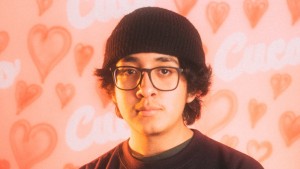 Cuco's music has reached far beyond his bedroom studio thanks to an explosion of interest on Twitter and other social platforms. Photo: Abraham Recio/Courtesy of the artist