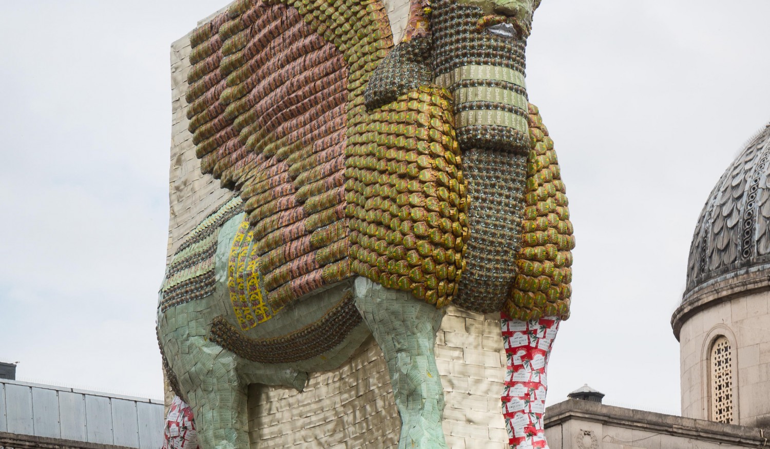 "The Invisible Enemy Should Not Exist" by Michael Rakowitz, Trafalgar Square. Photo: Courtesy Nasher Sculpture Center